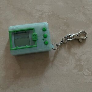 Bandai Original Digimon Digivice Virtual Pet Monster Translucent Casing Keychain